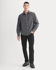 Brushed Flannel Shirt | Heathered Graphite