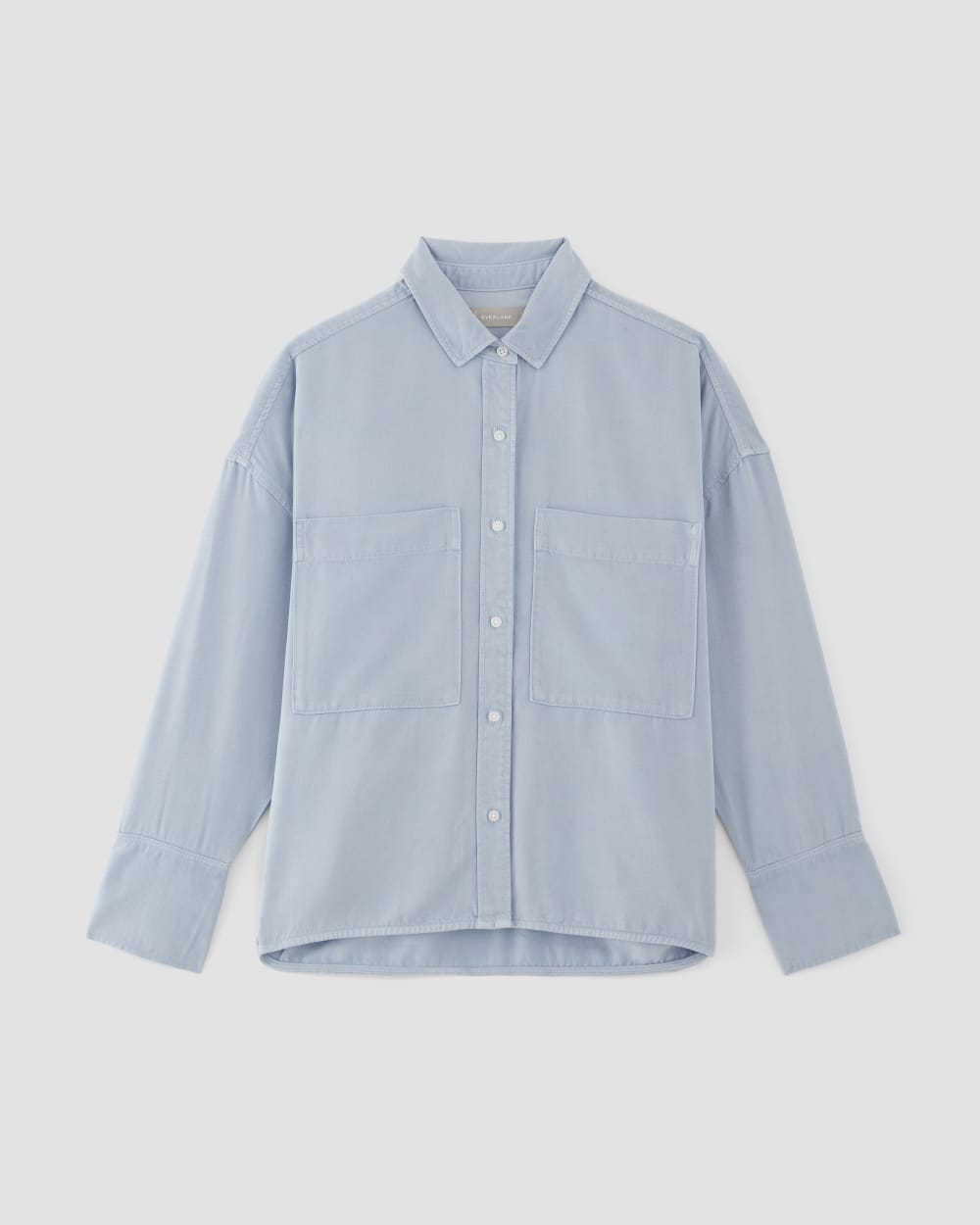 The Boxy Overshirt in Buttersoft | Chambray Blue