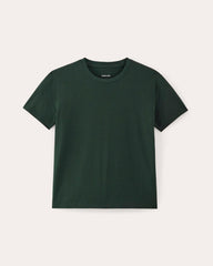 The Box-Cut Tee in Essential Cotton | Scarab | No Pocket