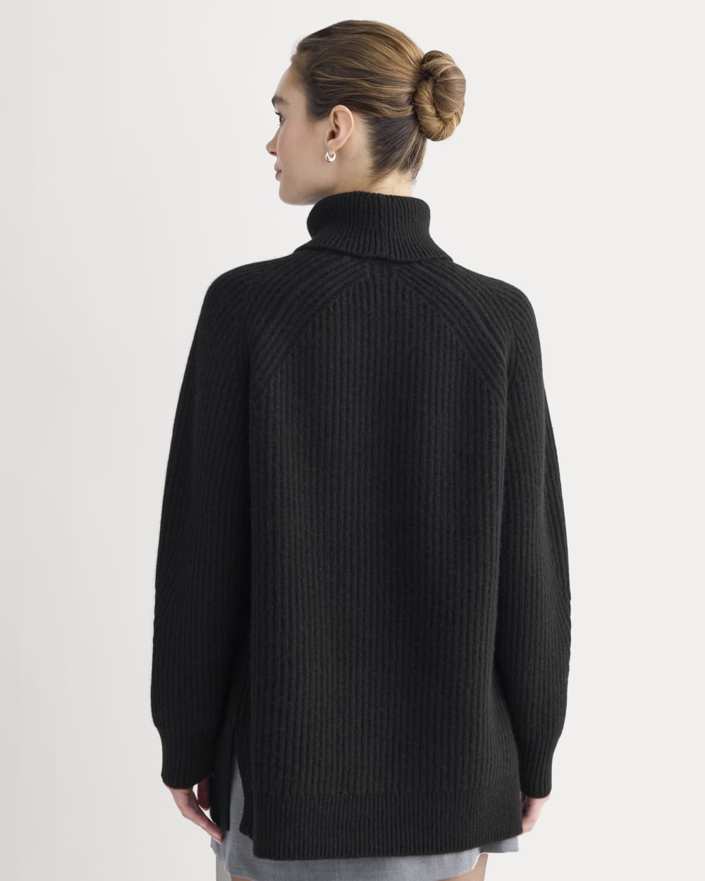 Cocoon Turtleneck in Wool Cashmere | Black