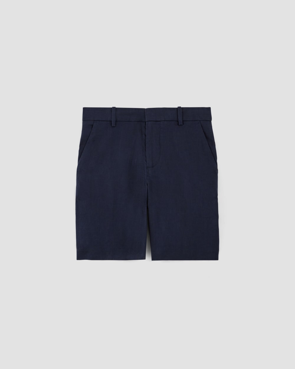The 7 Linen Trouser Short | Navy