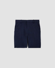 The 7 Linen Trouser Short | Navy