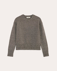 The Boxy Sweater in Everyday Cotton | Canvas / Black Twist