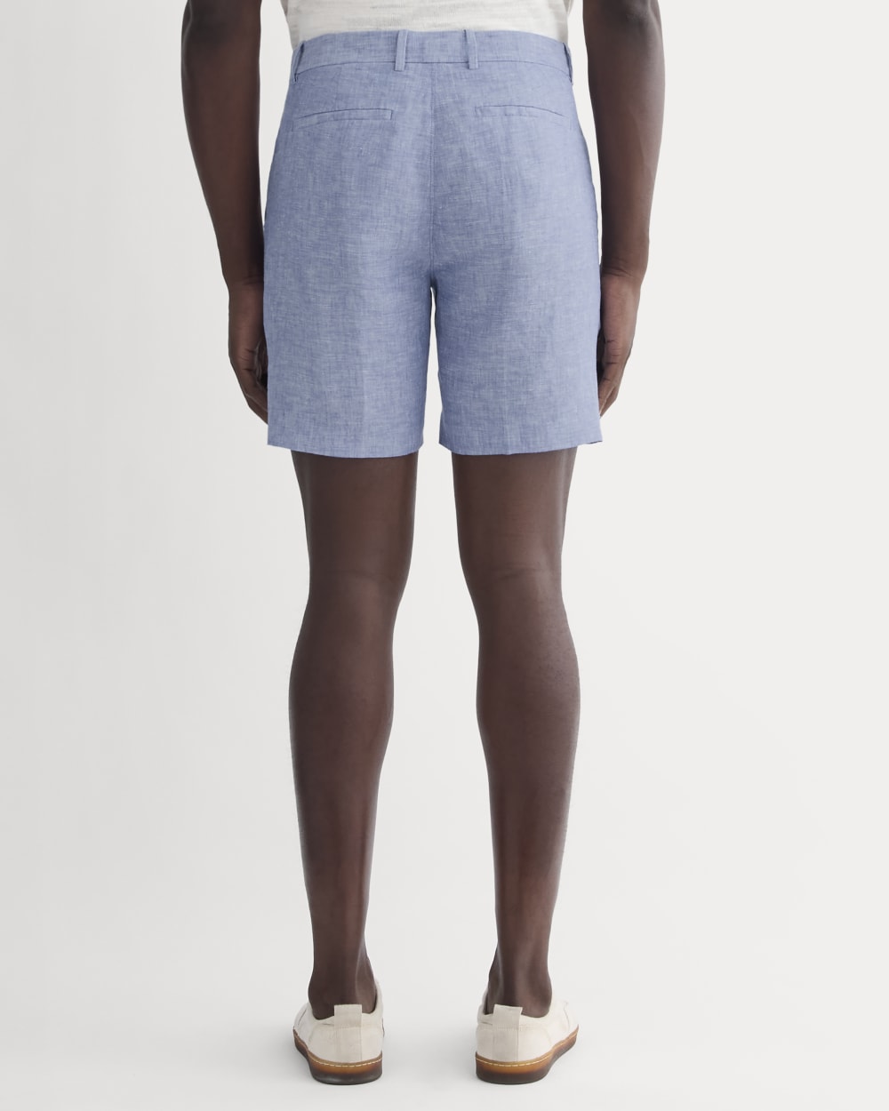 The 7 Linen Trouser Short | Chambray