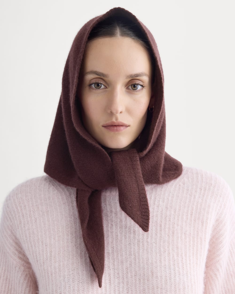 Cashmere Lovergirl Large Kerchief | Burgundy