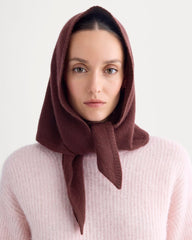 Cashmere Lovergirl Large Kerchief | Burgundy