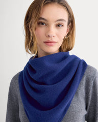 Cashmere Lovergirl Large Kerchief | Cobalt