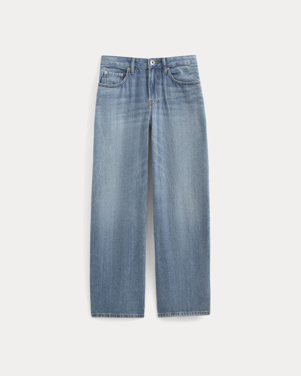 Loose Curve Jean | Tungsten Bright