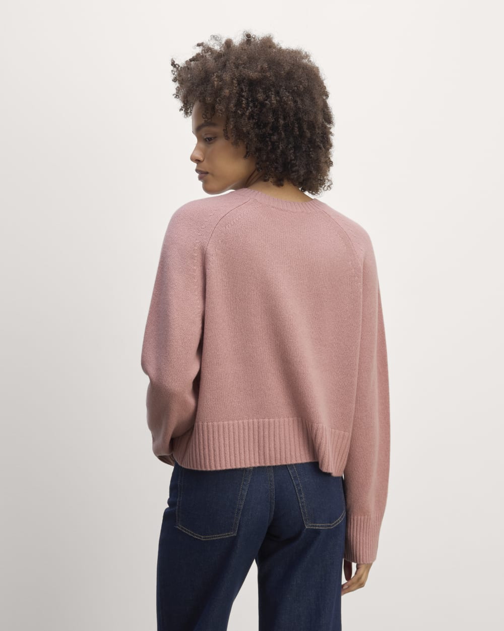 The Boxy Crew in Cashmere | Clay Pink