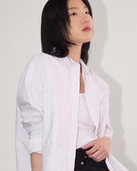 The Boxy Oxford | White / Black