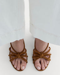 The Bow Heel | Canyon Brown Suede