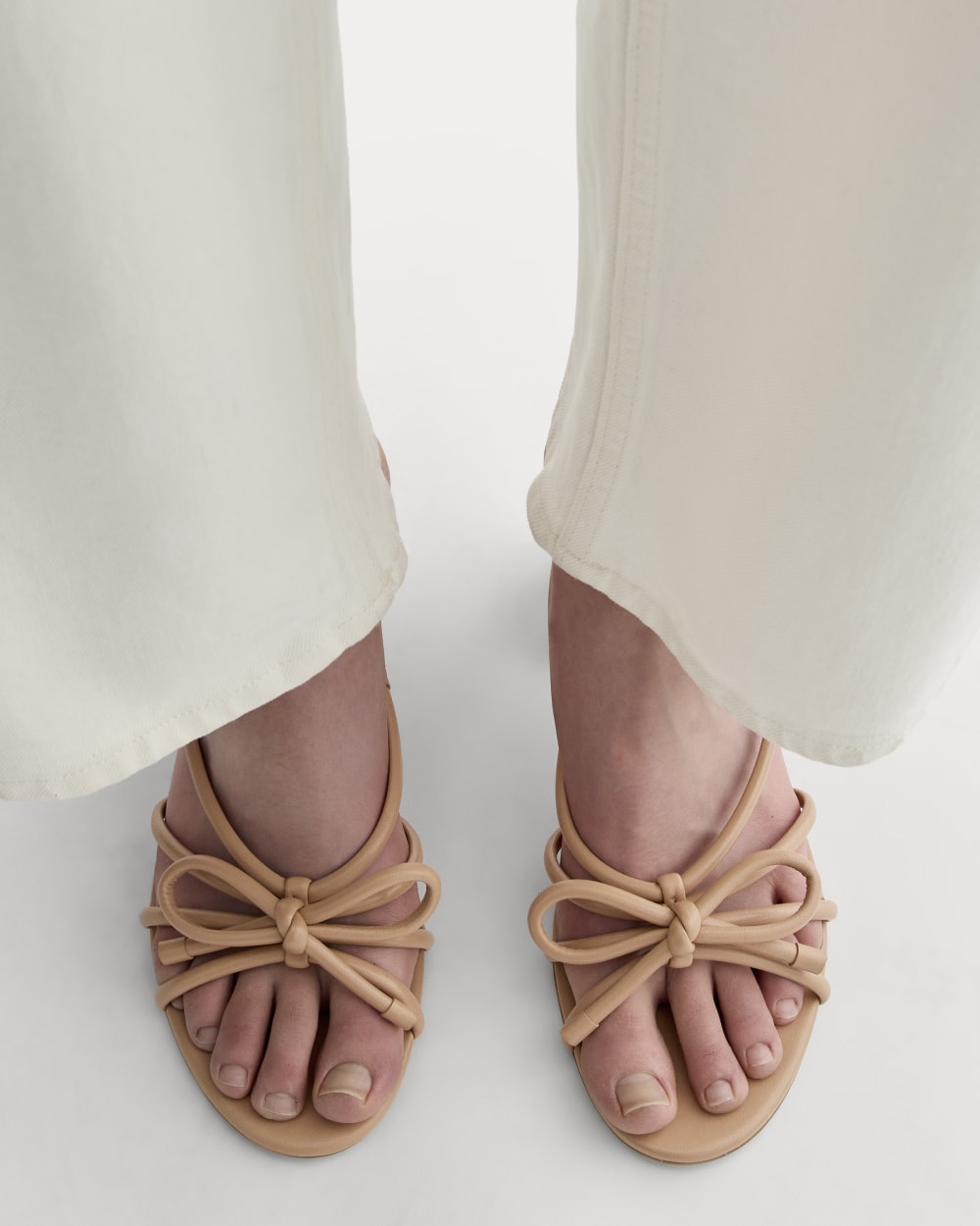 The Bow Heel | Blush Tan