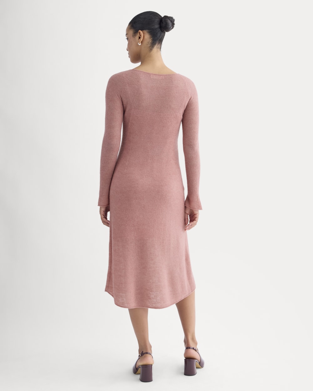 The Air Alpaca™ Sweater Dress | Rose Dust