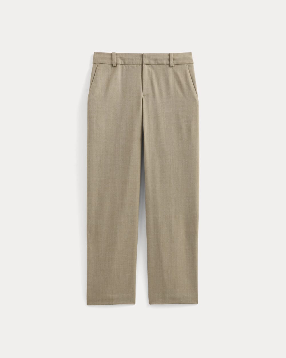 Straight-Leg Trouser in Tailor Twill | Light Taupe