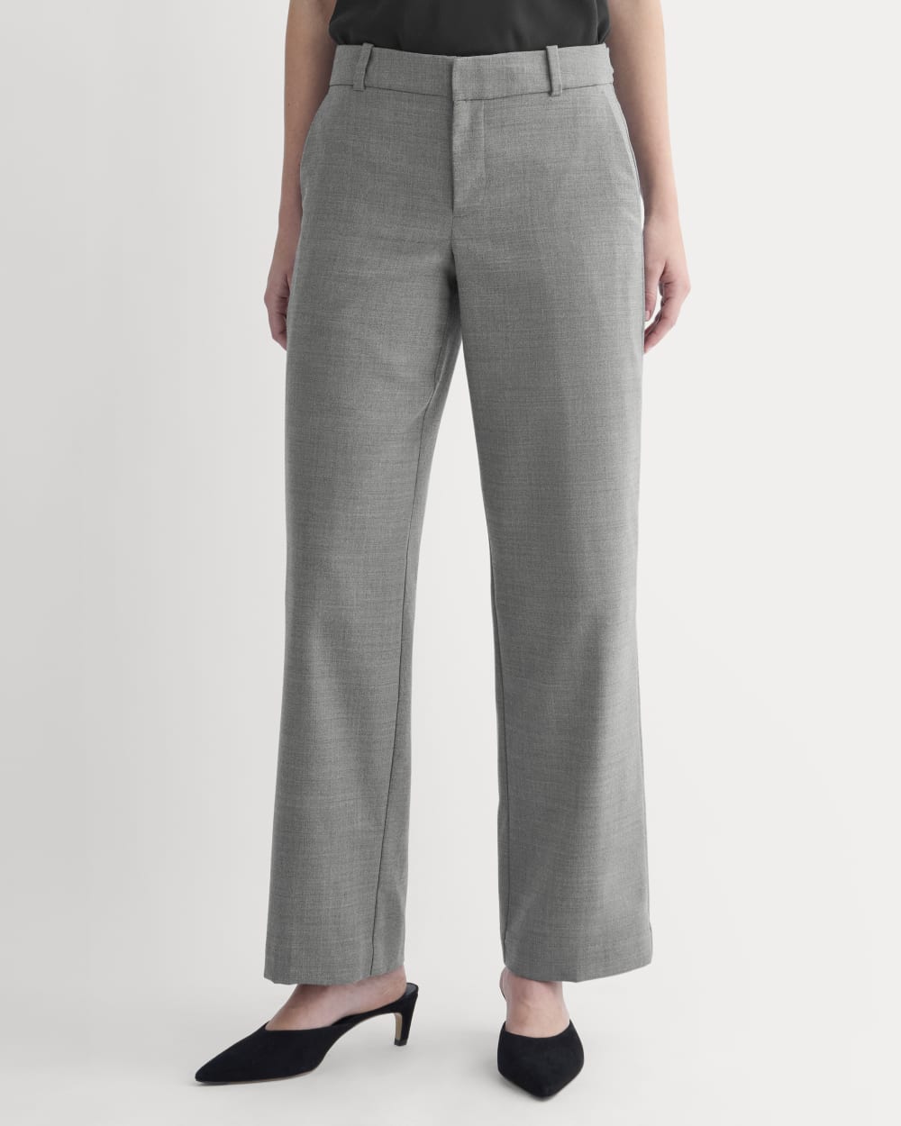 Straight-Leg Trouser in Tailor Twill | Heather Graphite