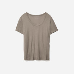 The Air Scoop-Neck Tee | Clay