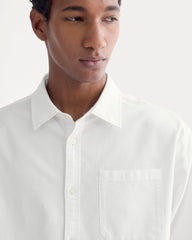 Oversized Oxford Shirt | White
