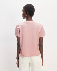 The Box-Cut Tee in Essential Cotton | Rose Pink | No Pocket