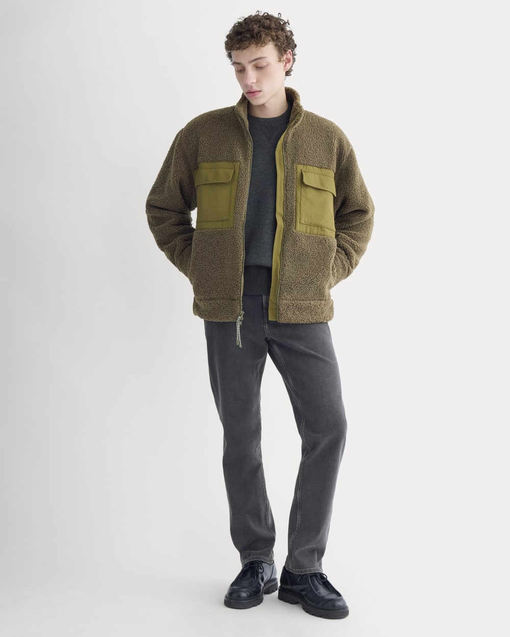 ReTrack Fleece Zip-Up | Beech