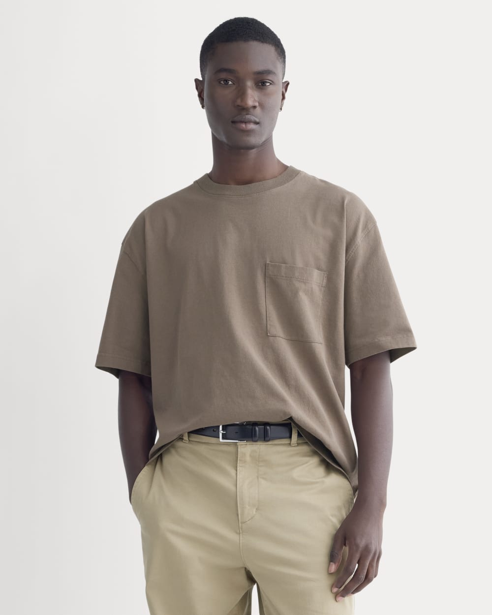 Oversized Classic Tee | Deep Taupe