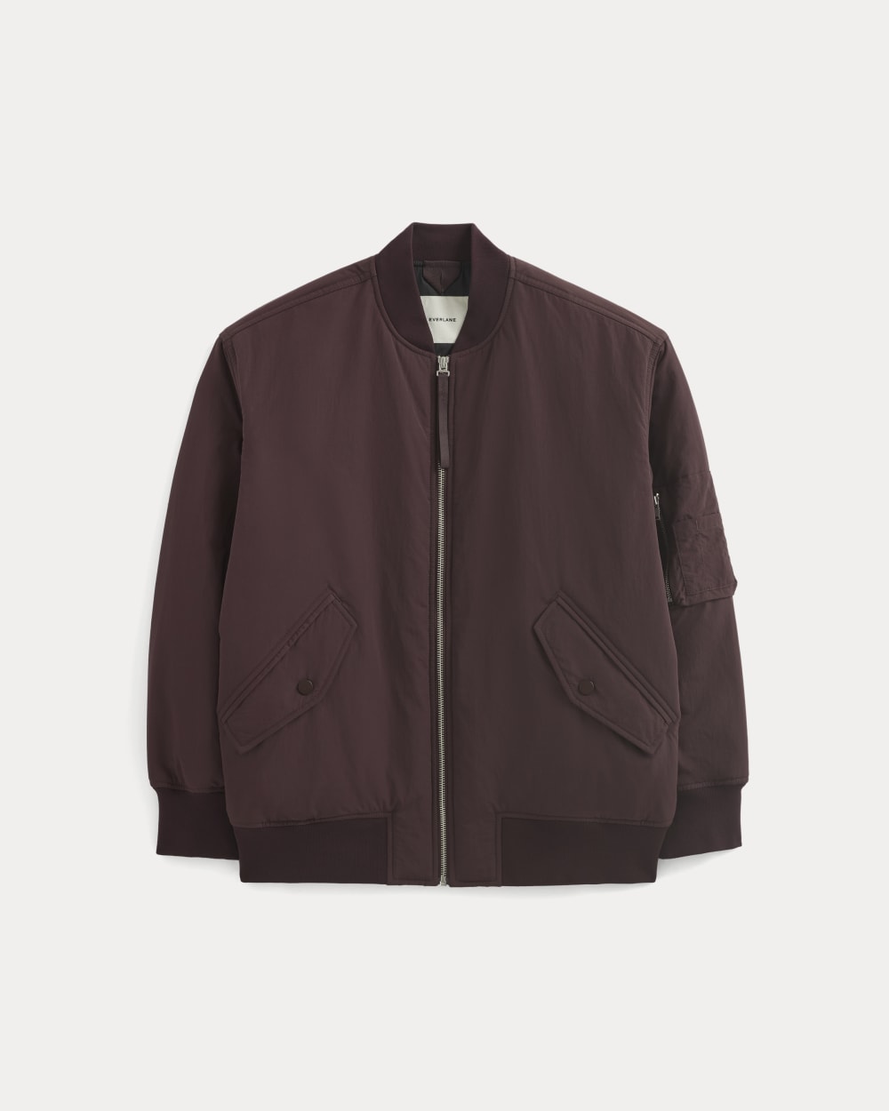 Renew Oversized Puffer Bomber | Deep Plum