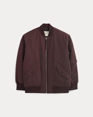 Renew Oversized Puffer Bomber | Deep Plum