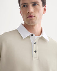 Luxe Fleece Rugby Polo | Peyote