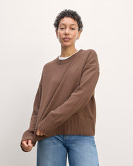 The Boxy Sweater in Everyday Cotton | Cocoa