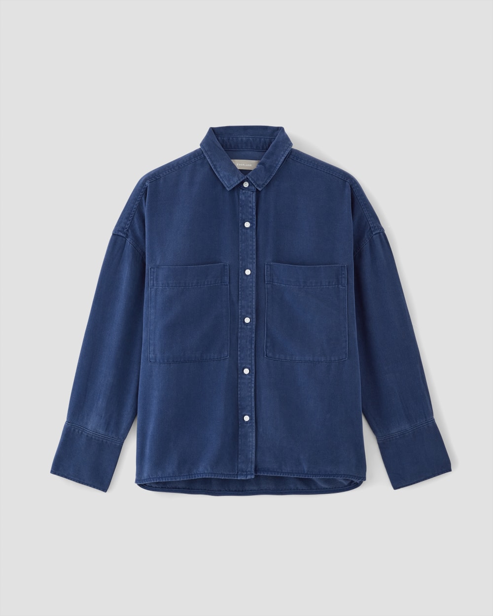 The Boxy Overshirt in Buttersoft | Bellwether Blue