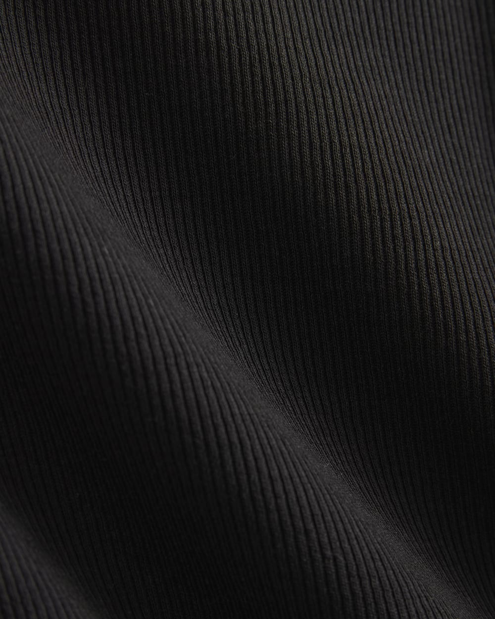 Luxe Rib 3/4 Sleeve Boatneck Tee | Black