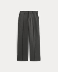 Dream Wide-Leg Trouser | Heathered Soot
