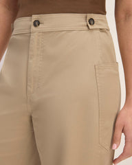 The Barrel Pant | Trench Coat Khaki