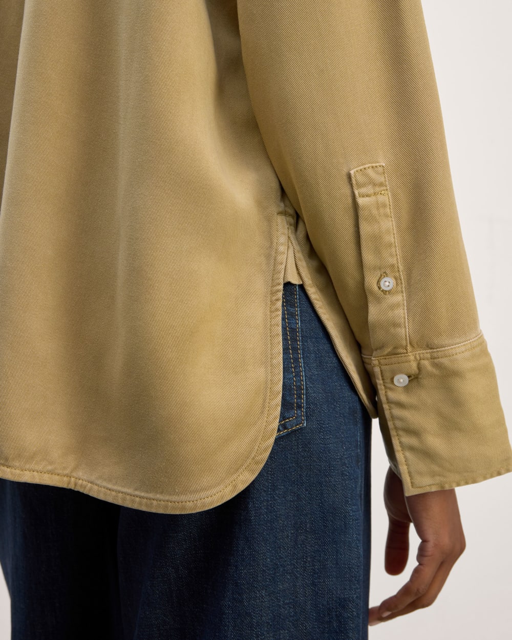The Boxy Overshirt in Buttersoft | Fennel Seed