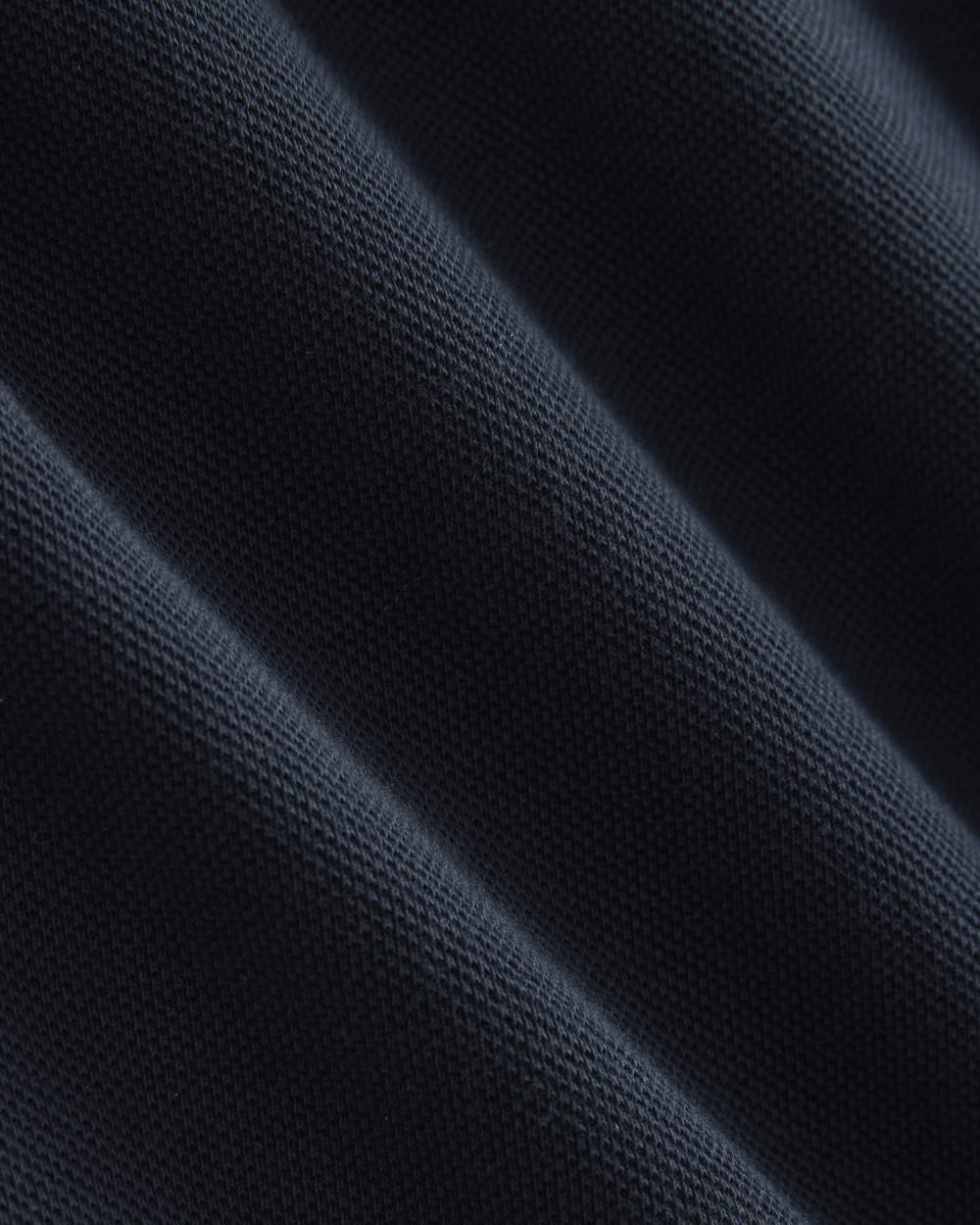 Oversized Pique Polo | Deep Navy
