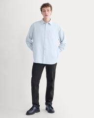 Oversized Oxford Shirt | Light Blue