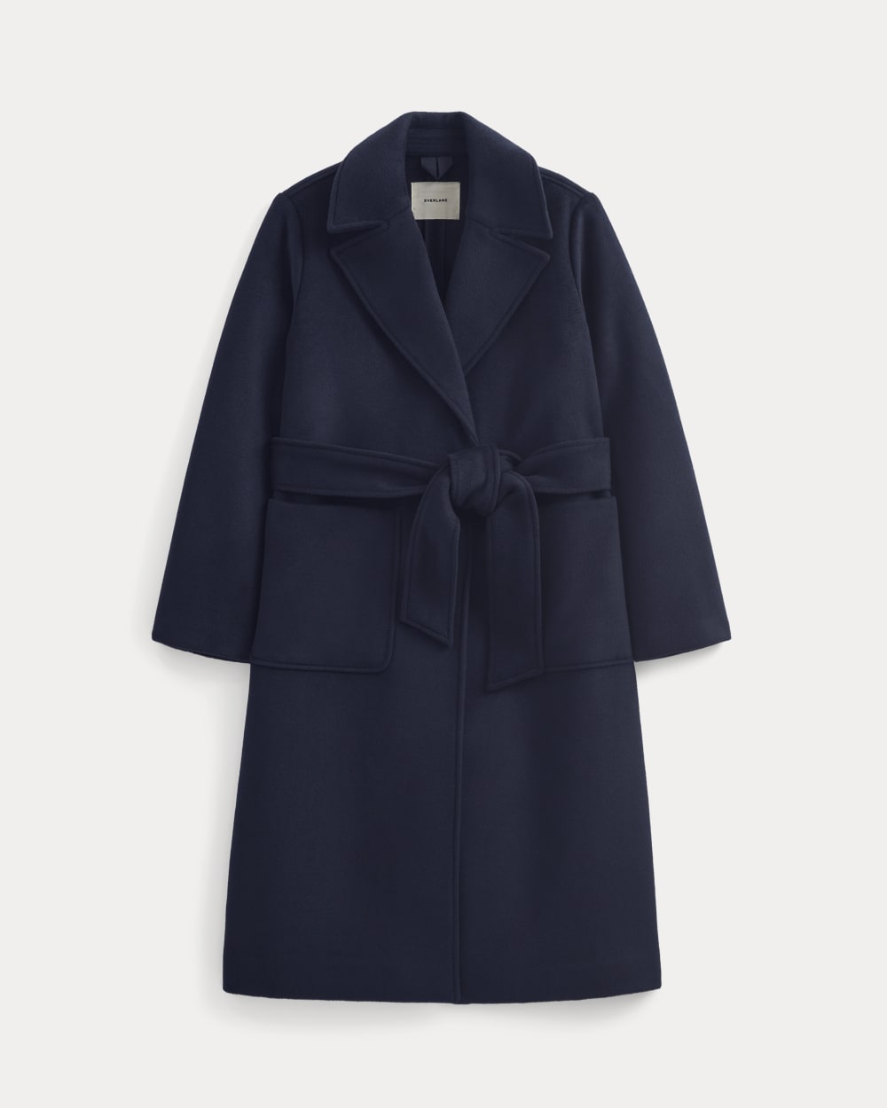 ReWool Belted Blanket Coat | Deep Navy