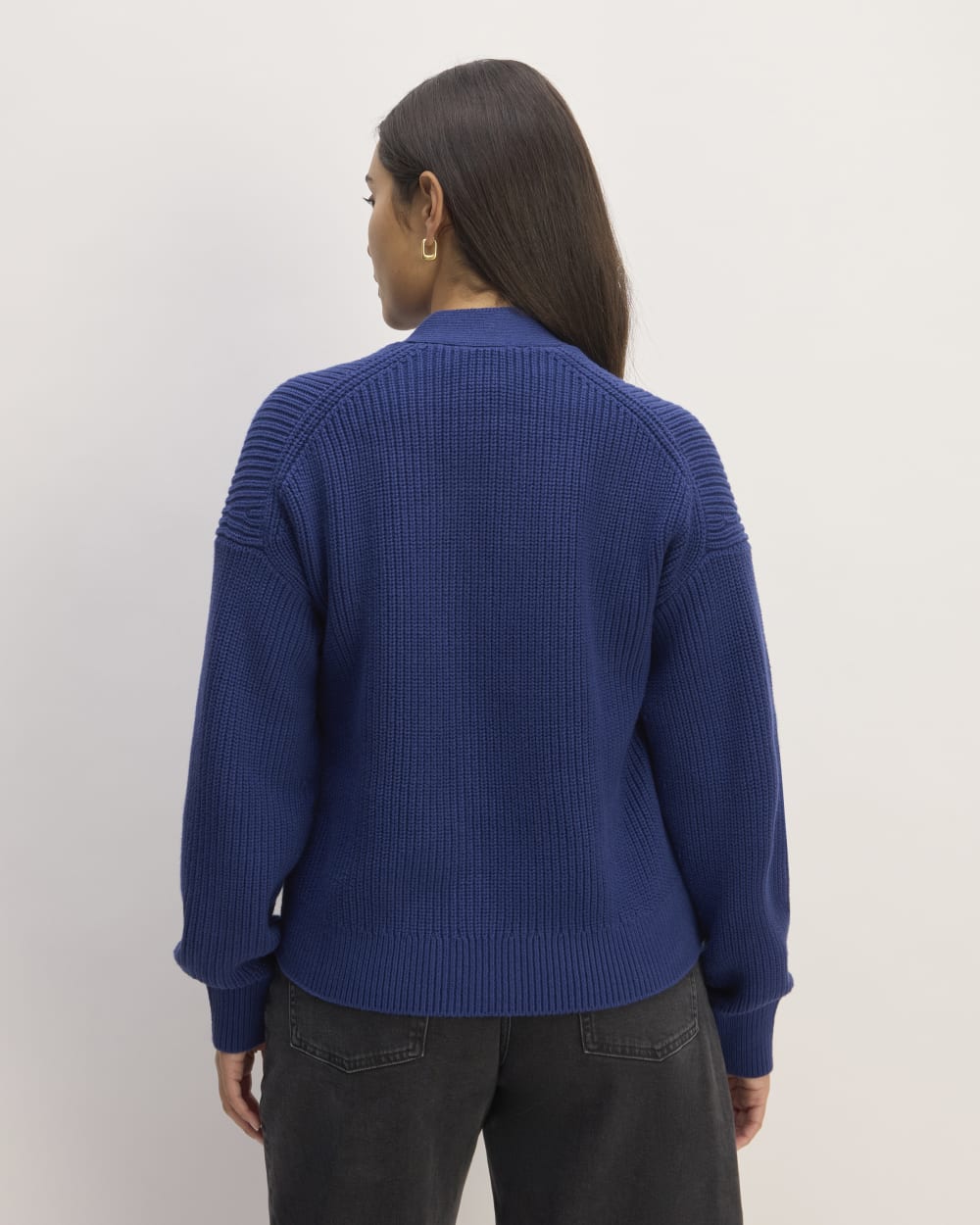 The Boxy Cardigan in Everyday Cotton | Bellwether Blue