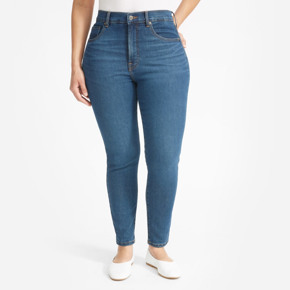 The Authentic Stretch High-Rise Skinny | Mid Blue | 26.5 Inseam