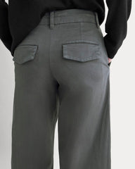 Cotton Twill Chino | Slate Grey