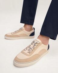 The Tread-Bare Sneaker | Natural Canvas / Dark Sapphire / Argan Oil