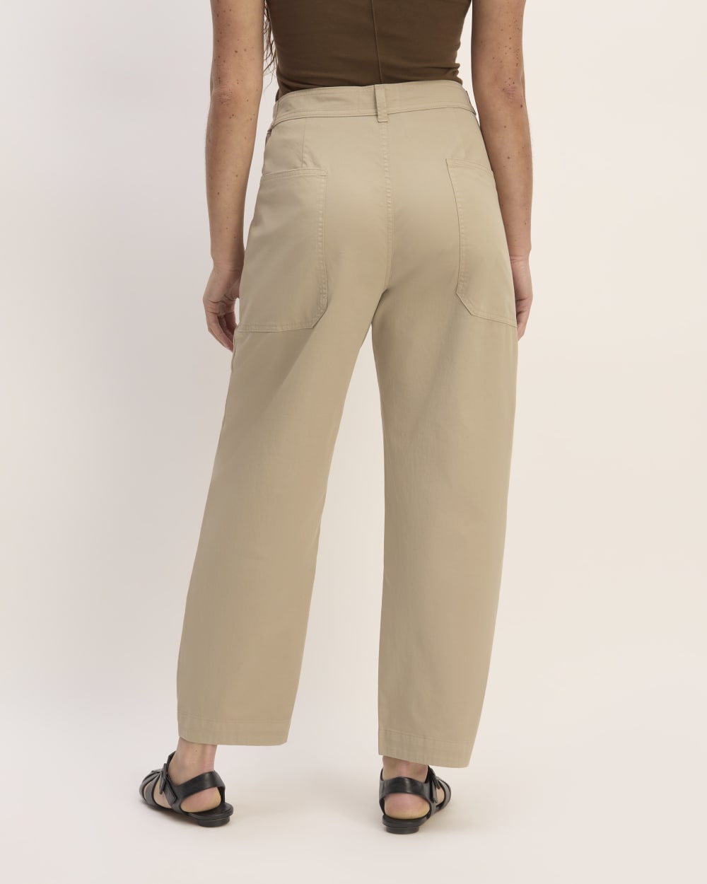 The Barrel Pant | Trench Coat Khaki